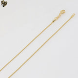 (1-1534) Gold Laminate - 1mm Snake Link Chain - BGF