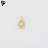 (1-2369-1) Gold Laminate -  Cameo Vintage Pendant - BGF