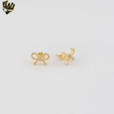 (1-1162-5) Gold Laminate - Stud Earrings - BGF