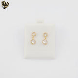 (1-1107) Aretes Laminados Oro - BGF