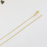 (1-1591) Gold Laminate - 1.5mm Alternative Mariner Link Chain - BGF