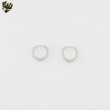 (2-4116) 925 Sterling Silver - Intertwined Hoops.