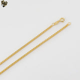 (1-1506) Gold Laminate - 2mm Box Link Chain - BGF