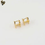 (1-1055) Aretes Laminados Oro - BGF