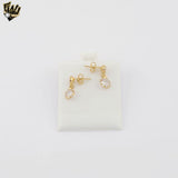 (1-1107) Aretes Laminados Oro - BGF