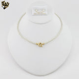 (MSET-02) Gold Laminate - 4mm Mallorca Pearls Set - BGF