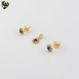 (1-6252) Gold Laminate - Blue Zircon Set - BGF