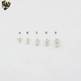 (mfin-90-97) Sterling Silver Findings - Jewelry Making. (Dozen)