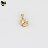 (1-2112-2) Gold Laminate - Cowboys Hat  Pendant - BGF