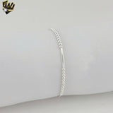 (2-0446) 925 Sterling Silver - 2.5mm Balls Bracelet.