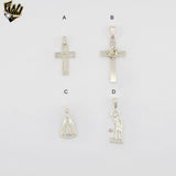 (2-1028) 925 Sterling Silver - Religious Pendants.