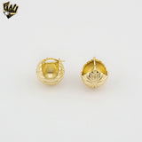 (1-2528-9) Gold Laminate - Chunky Basket Hoops - BGO