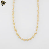 (1-1518-1) Gold Laminate - 6mm Heart Link Chain - BGF