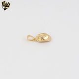 (1-2112-2) Gold Laminate - Cowboys Hat  Pendant - BGF