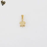 (1-2271-1) Gold Laminate - Turtle Pendant - BGF