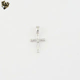 (2-1018) 925 Sterling Silver - Jesus Cross Pendant.
