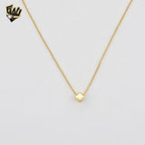 (1-6122-2) Gold Laminate -Dainty Flower Necklace - BGF