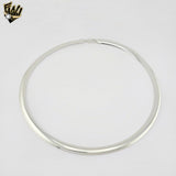(2-66051) 925 Sterling Silver - 8mm Omega Necklace.