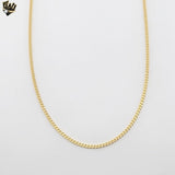 (1-1775) Gold Laminate - 3mm Curb Link Chain - BGF