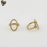 (4-0038-1) Stainless Steel - Elongated Style Ring.