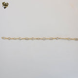 (mfin-Roll-8) Gold Filled Findings - Multi Shape Zircon Chain Rolls - BGF