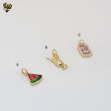 (1-2180-1) Laminado Oro - Colgantes Mano Figa - BGF
