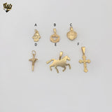 (1-2023-1) Laminado Oro - Colgantes Happy Face - BGF