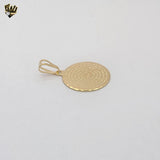 (1-2309-1) Gold Laminate - Medal Religious Pendant - BGF