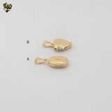 (1-2193) Laminado Oro - Colgantes Dos Tonos - BGF