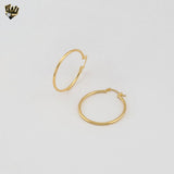 (1-2685-5) Gold Laminate - Plain Simple Hoops - BGF