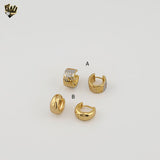 (1-2520) Gold Laminate- Small Hoops - BGO