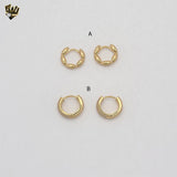 (1-2521-2) Gold Laminate - Small  Huggies - BGF