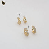 (1-2521-2) Gold Laminate - Small  Huggies - BGF