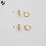 (1-2521-2) Gold Laminate - Small  Huggies - BGF