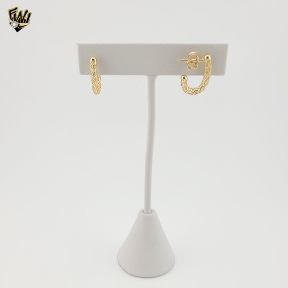 (1-2983-6) Gold Laminate - Texturized Half Hoops - BGF