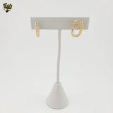 (1-2983-6) Gold Laminate - Texturized Half Hoops - BGF