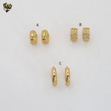 (1-2513) Gold Laminate Hoops - BGF