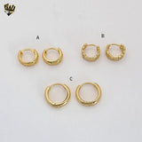 (1-2513) Gold Laminate Hoops - BGF