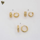 (1-2513) Gold Laminate Hoops - BGF