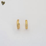 (1-2522-1) Gold Laminate Hoops - BGO