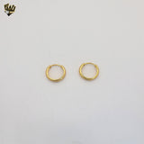 (1-2522-1) Gold Laminate Hoops - BGO