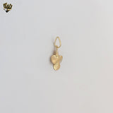 (1-2204) Gold Laminate -Flower Pendant - BGF