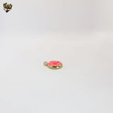 (1-2228-2) Gold Laminate - Donut Pendant - BGO