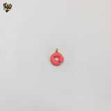 (1-2228-2) Gold Laminate - Donut Pendant - BGO