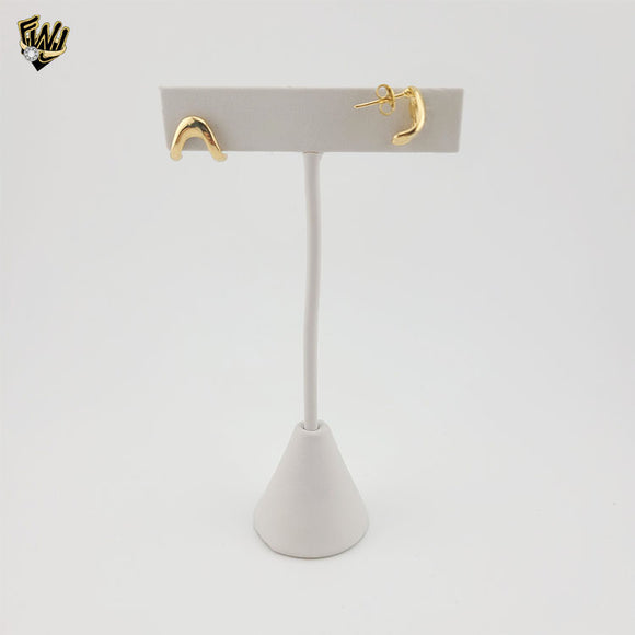 (1-1202-2) Gold Laminate - Plain Stud Earrings - BGF