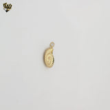 (1-2212-2) Gold Laminate - Seashell Pendant - BGF
