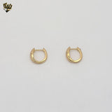 (1-2978-5) Gold Laminate - Zircon U Shape Huggies - BGF