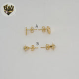 (1-1117-4) Laminado de Oro - Aretes Pequeños - BGF