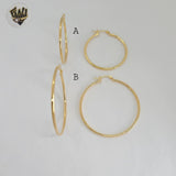 (1-2948-3) Gold Laminate - Classic Plain Hoops - BGF