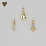 (1-2116) Gold Laminate - Small Pendant - BGF